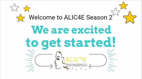 Launch season 2 of the ALIC4E Trial